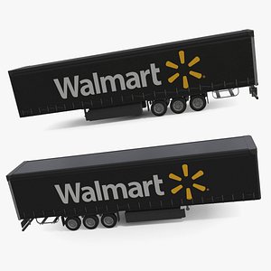 Walmart Freight Trailer Black