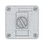 Industrial switch button yellow
