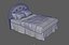 Realistic 3D Modern Bed