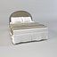 Realistic 3D Modern Bed