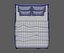 Realistic 3D Modern Bed
