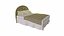 Realistic 3D Modern Bed