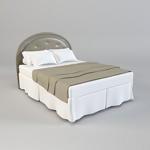3D Realistic 3D Modern Bed