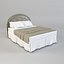 Realistic 3D Modern Bed