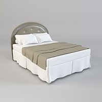 Realistic 3D Modern Bed