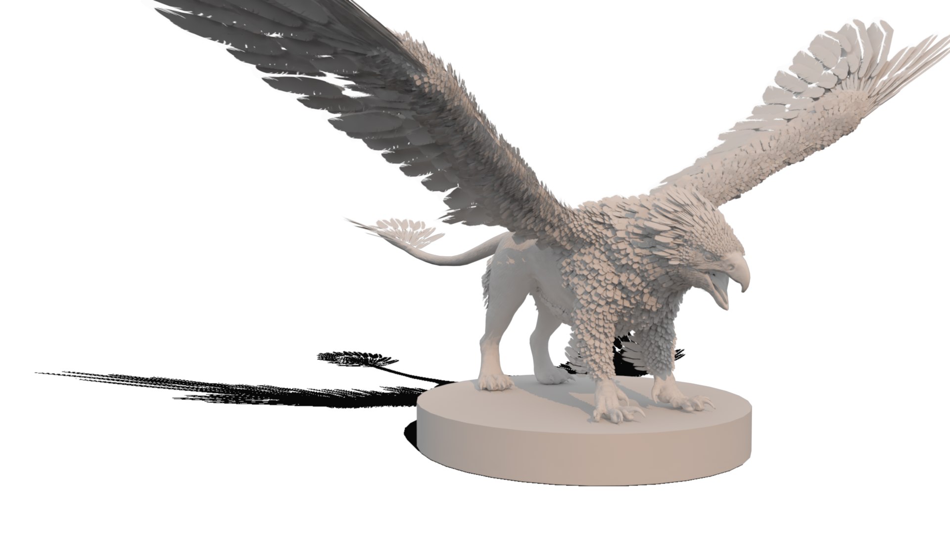 3D Griffin eagle figurine 3D print model - TurboSquid 2160328