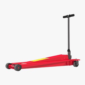 3d floor jack red