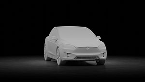 Tesla Model X 2017 3D model
