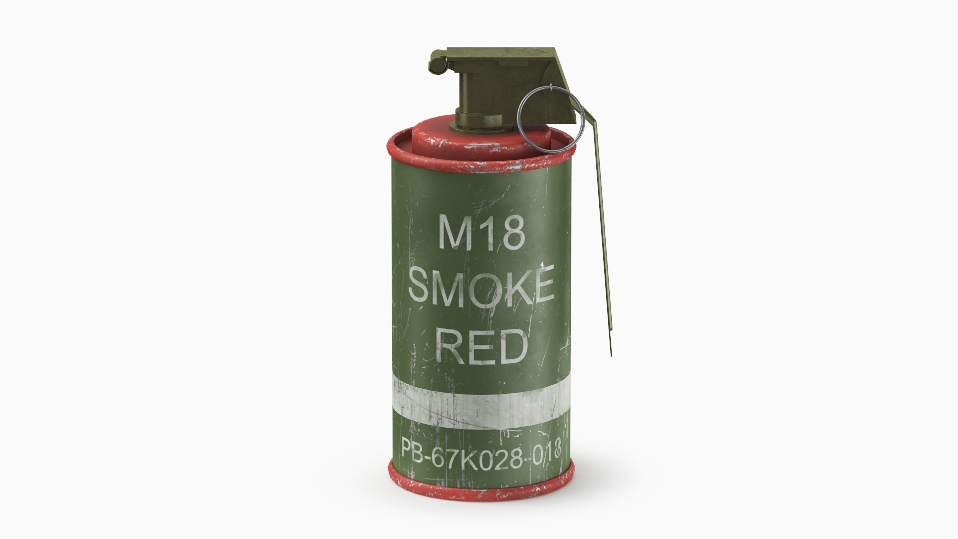 3D M18 Smoke Grenade TurboSquid 2099592