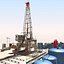 3d Land Rig Scene