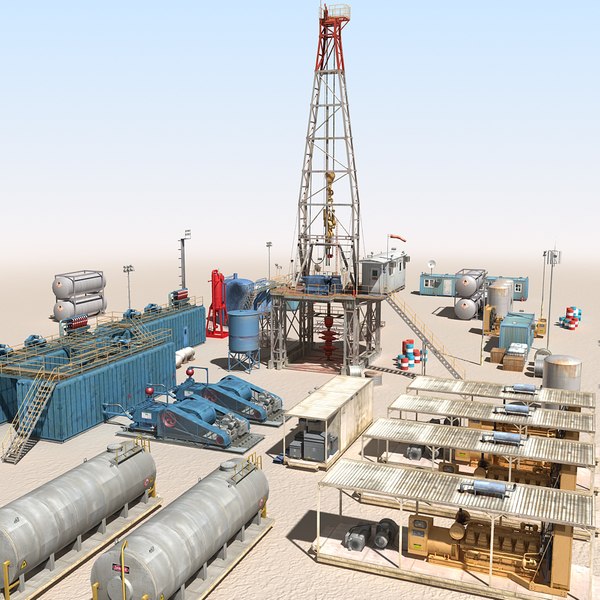 3d model steel oil drum