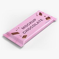 Mockup Chocolate Bar Packaging