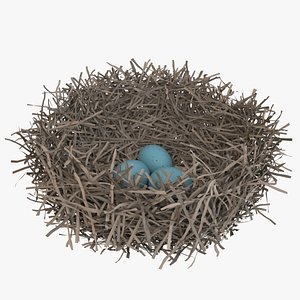 sparrow nest 3d max