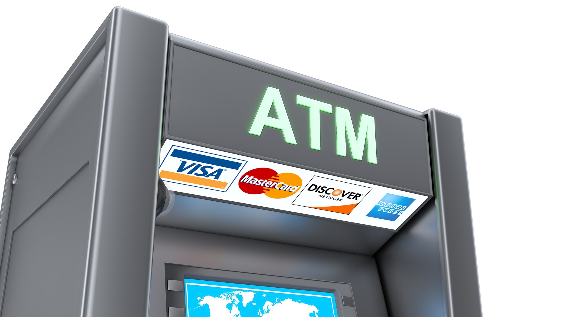 ATM Machine 3D Model - TurboSquid 2229958