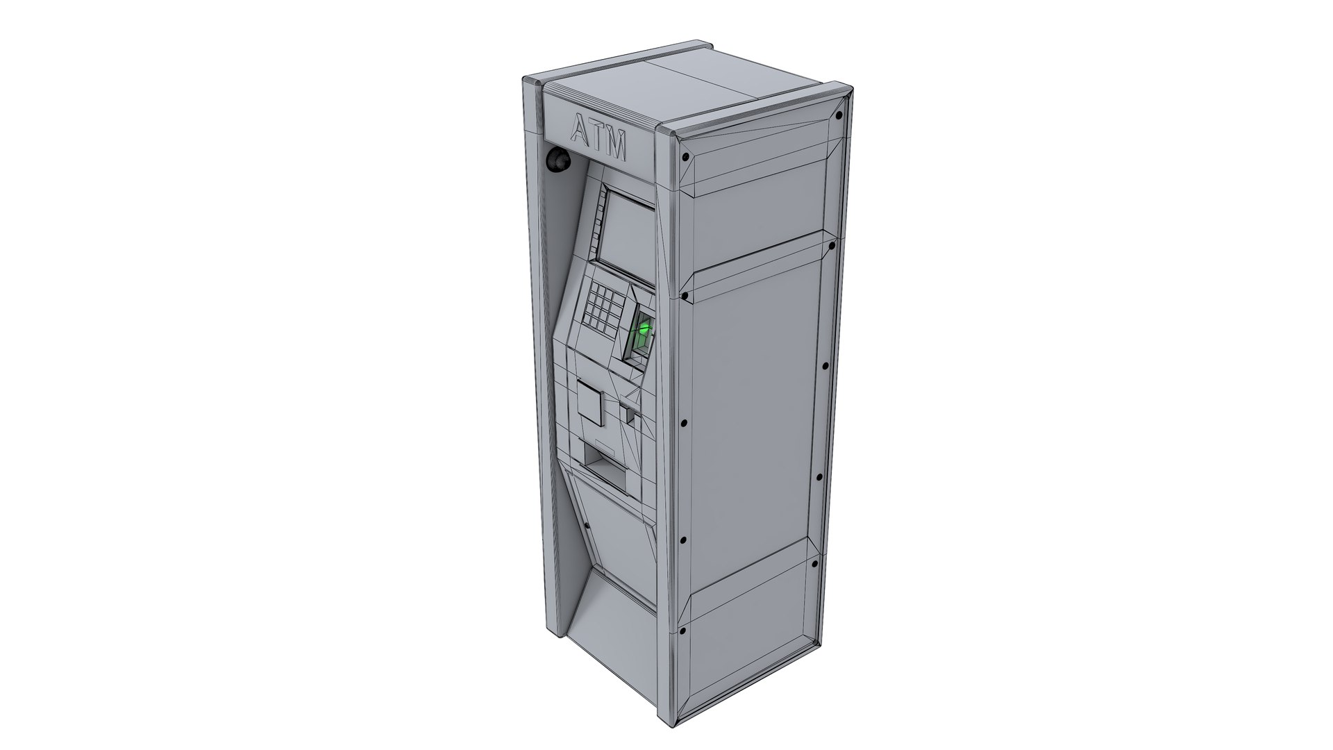 ATM Machine 3D Model - TurboSquid 2229958