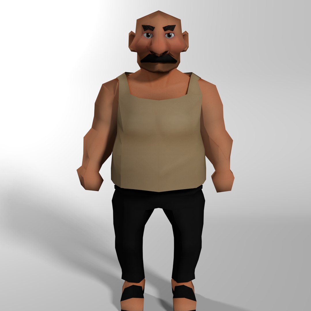 Free Character Rigged 3D Model - TurboSquid 1284322