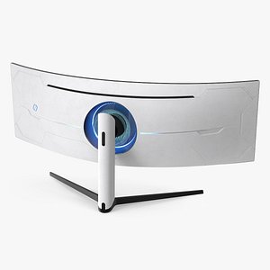Samsung Odyssey G9 Ultrawide Gaming Monitor ON Rigged 3D model