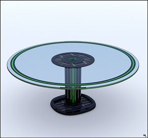 sci-fi table 3D