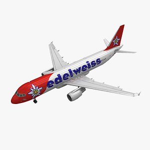 Airbus A320 Edelweiss Air Animated