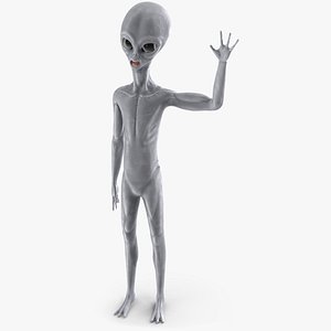 3D model Alien Greetings Pose