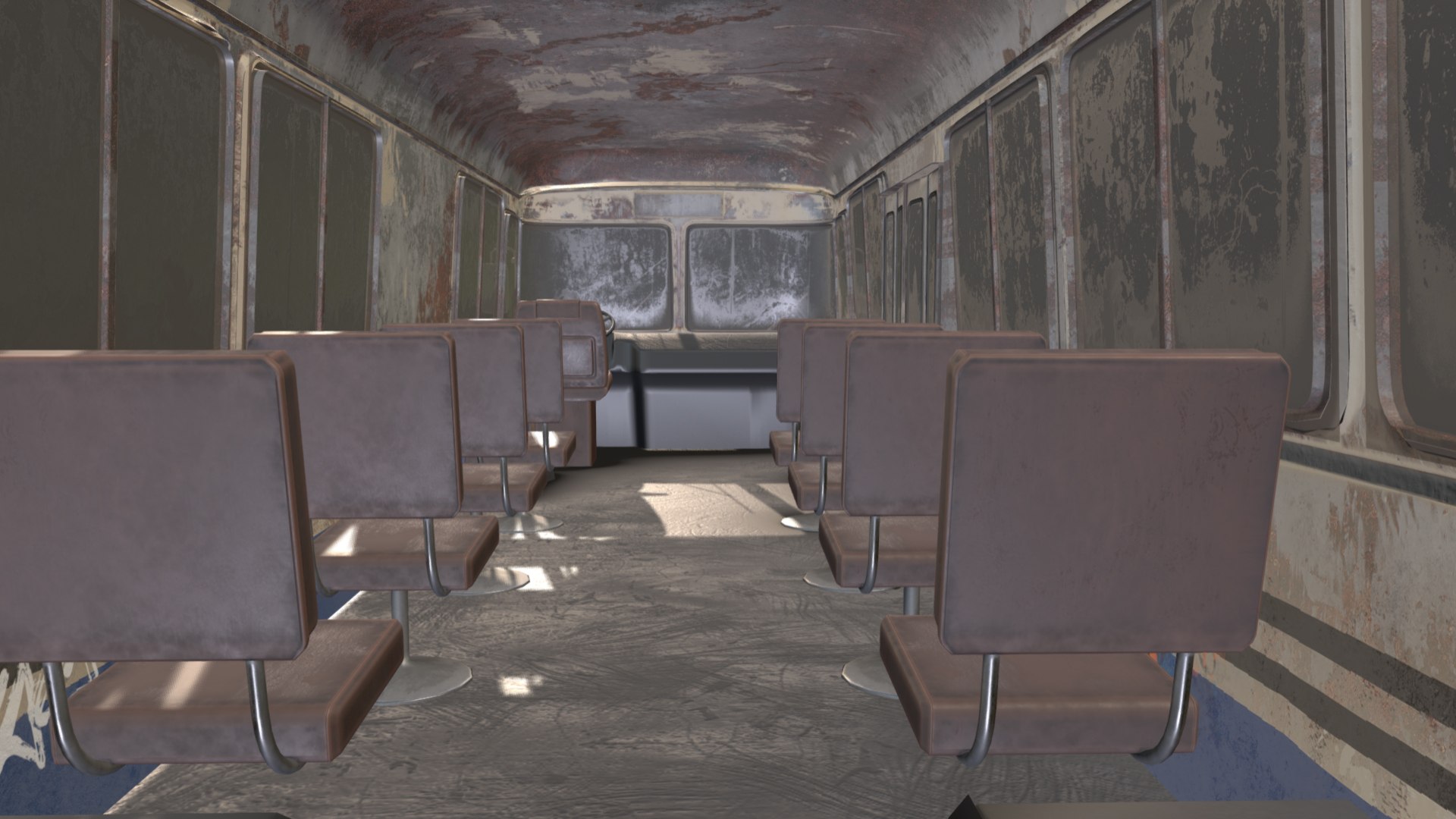 Rusty Bus 1 3D - TurboSquid 2251677