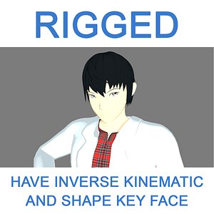 Rigged Doctor man with doctor bag