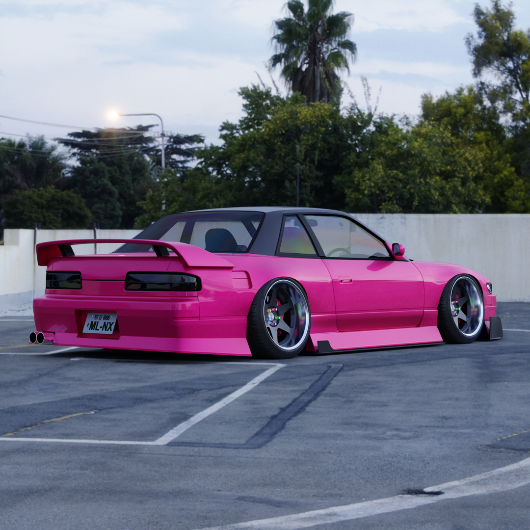 Nissan s13 180sx 3D model - TurboSquid 1701754