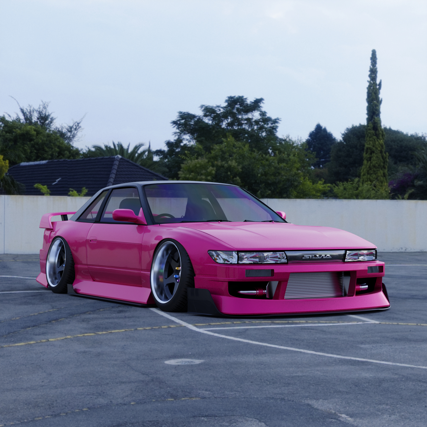 Nissan s13 180sx 3D model - TurboSquid 1701754