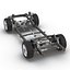 3d model suv frame chassis 3