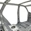 3d model suv frame chassis 3