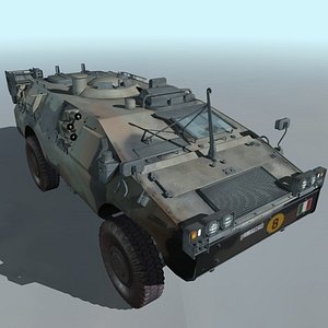 cinema4d military amphibious vehicle