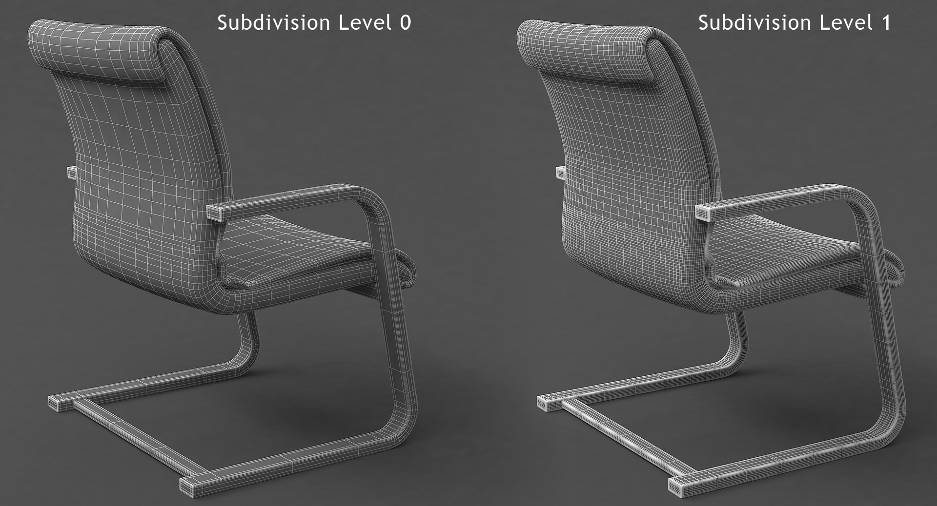 3d office chair model