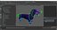 Standard Dachshund Breed Dog Alert Black Fur for Maya Rigged