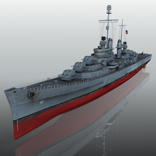 uss oakland cl-95 cl 3d max