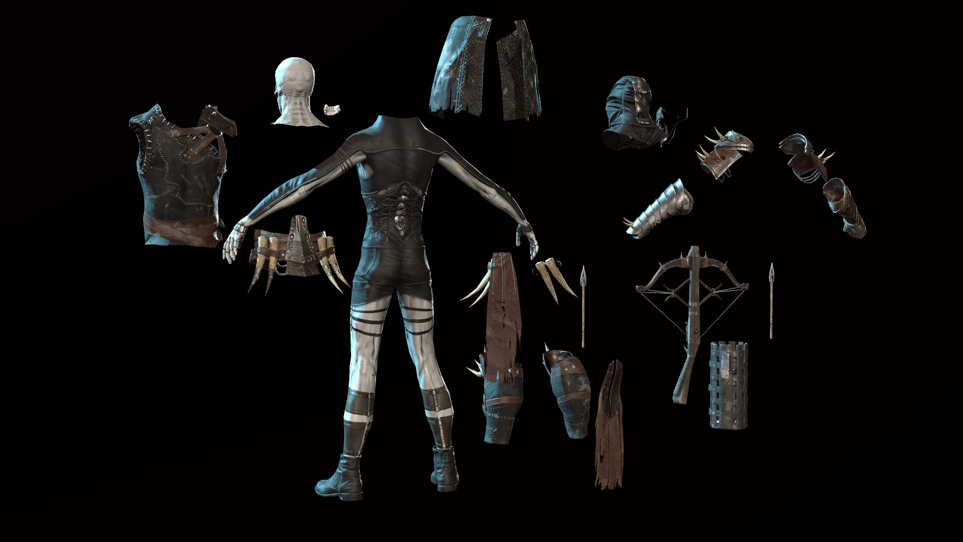 3D Model Character Skeleton - TurboSquid 1598354