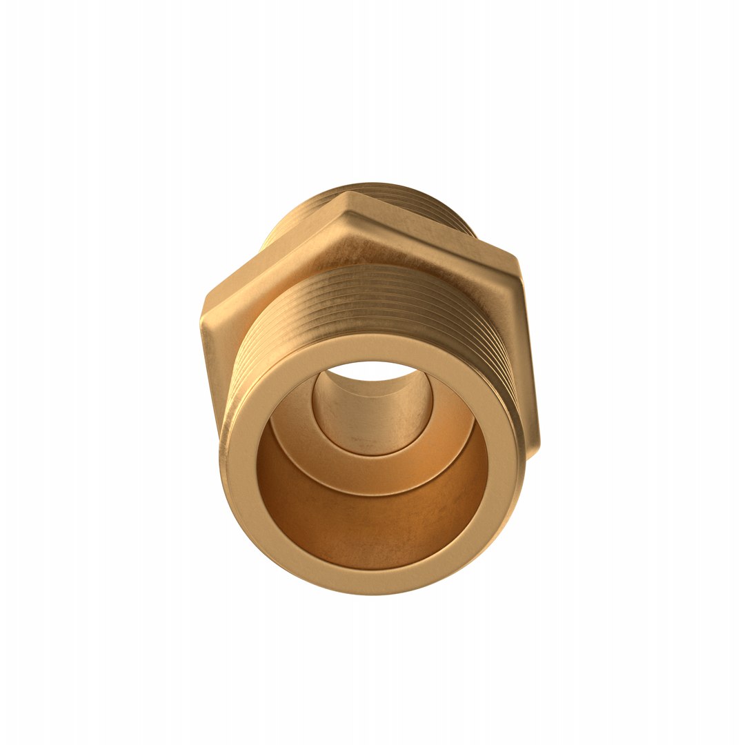 3D Gas Pipe Adapter TurboSquid 1957978