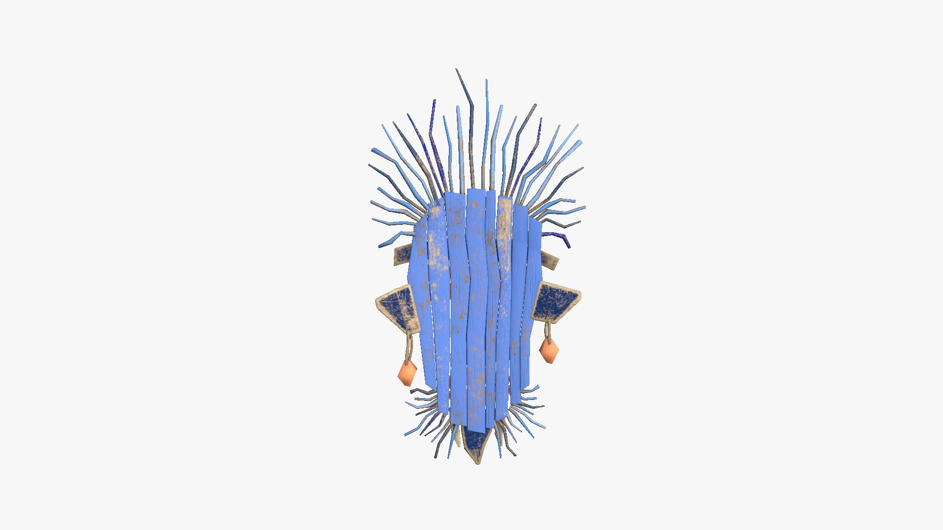 10 Tribal Masks Collection - Costume Character Design 3D https://p.turbosquid.com/ts-thumb/iQ/OtXhLK/4g/an8/png/1699402315/1920x1080/fit_q87/c5d80a3b4c491c9ab896506801295f7496be86ec/an8.jpg