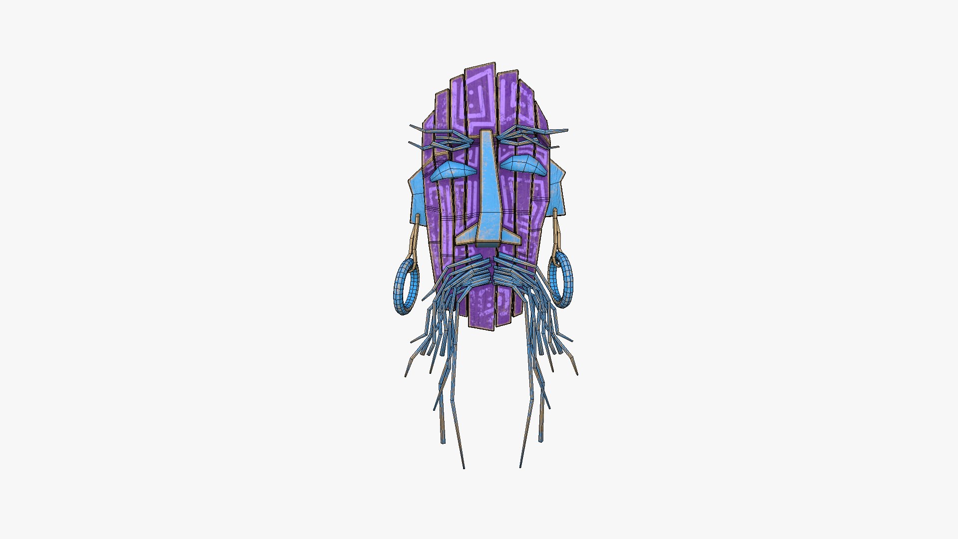 10 Tribal Masks Collection - Costume Character Design 3D https://p.turbosquid.com/ts-thumb/iQ/OtXhLK/Rc/gn7/png/1699402116/1920x1080/fit_q87/b504576729d7993f383643f09f7355874f127cc8/gn7.jpg
