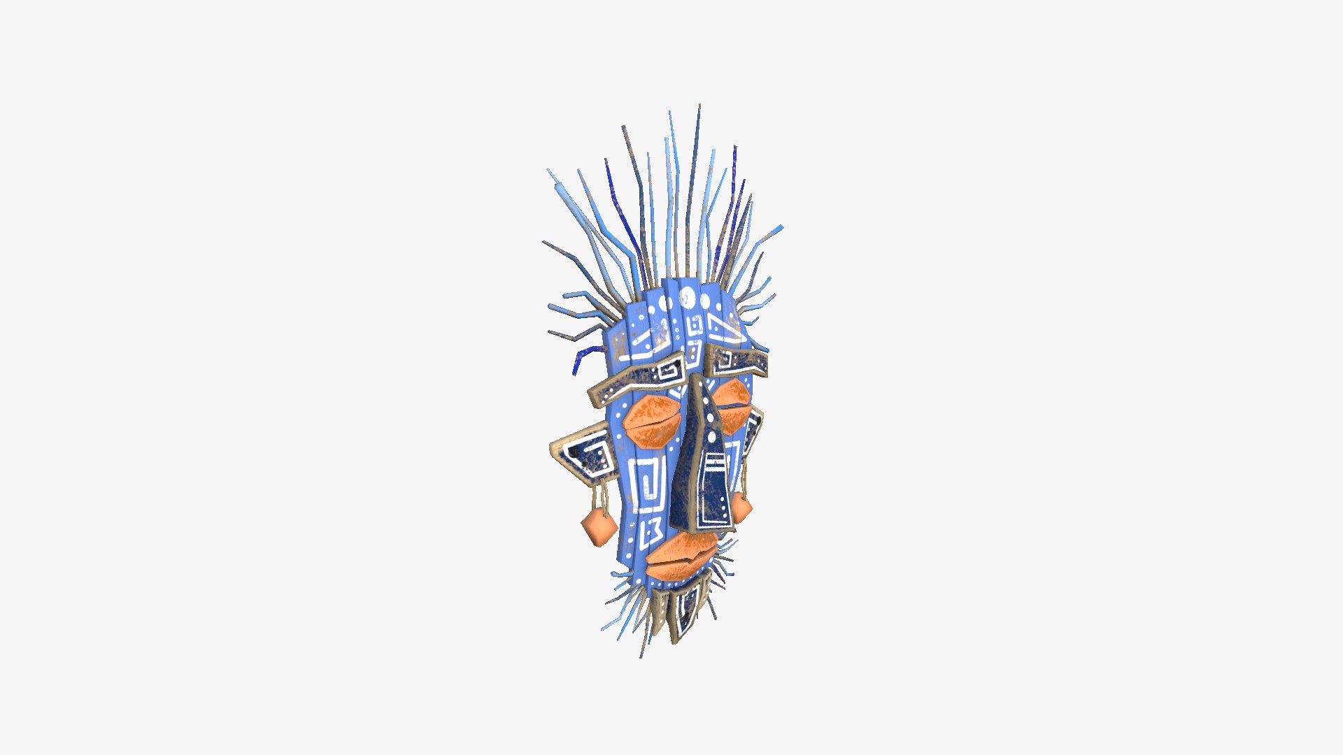 10 Tribal Masks Collection - Costume Character Design 3D https://p.turbosquid.com/ts-thumb/iQ/OtXhLK/W1/an5/png/1699402314/1920x1080/fit_q87/1a3a11a84a61d2adbe3aed4e431634d0ee249eae/an5.jpg