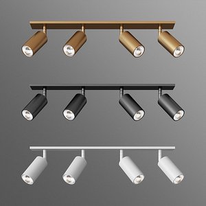 3 types indoor lights 3D model