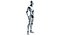 male cyborg elettron character model