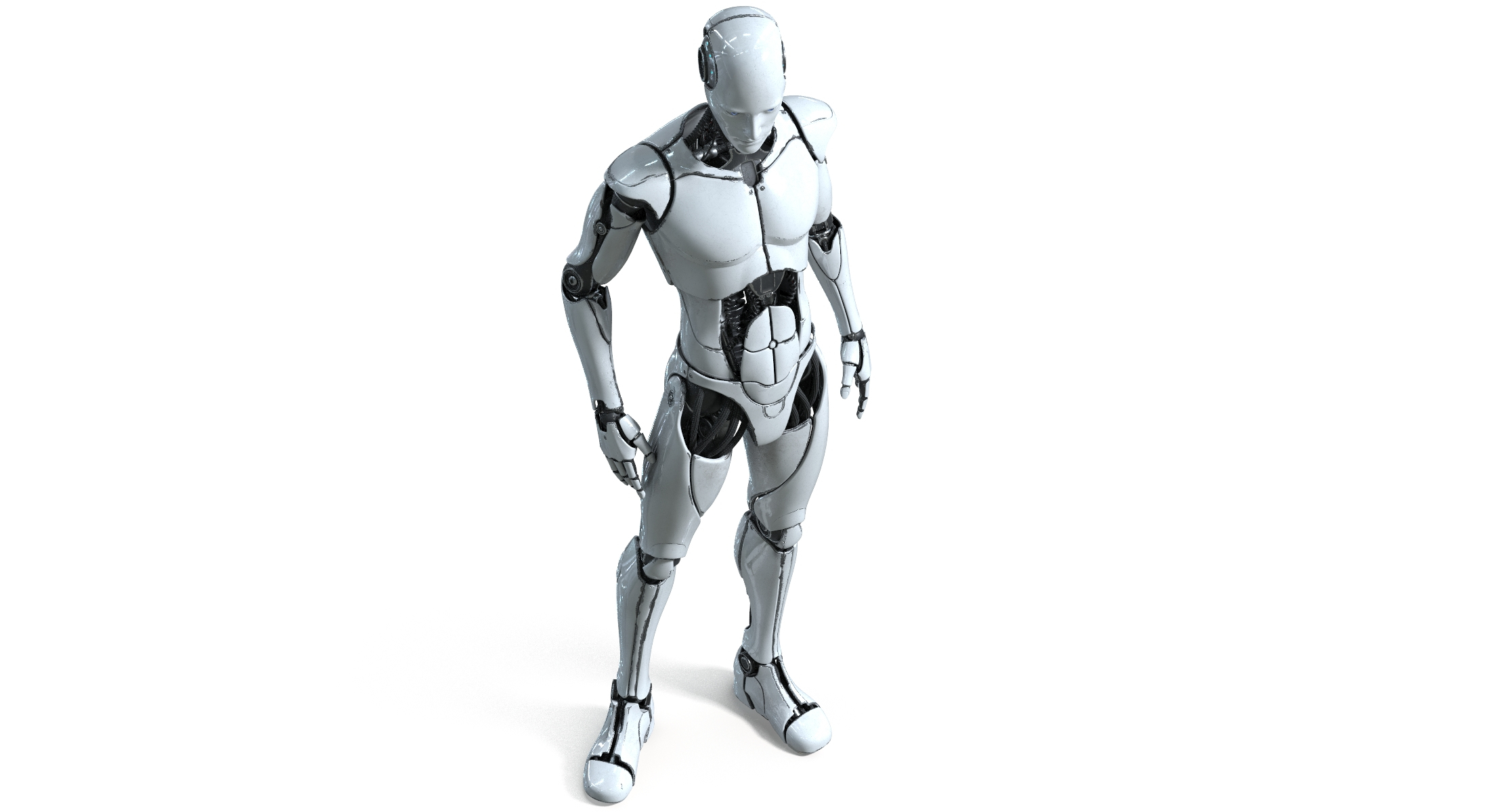 Male cyborg elettron character model - TurboSquid 1611822