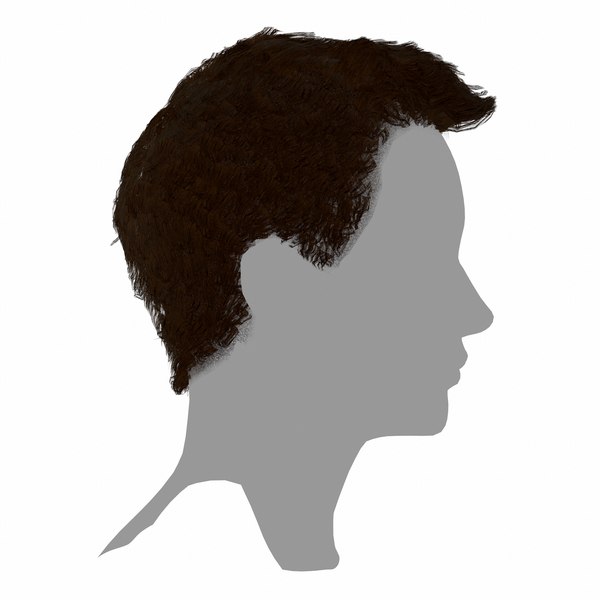 Hairstyle hair male 1 3D model - TurboSquid 1592916