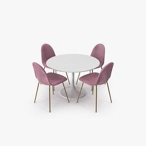 Round Dining Table Set