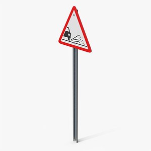 Loose Chippings Road Sign