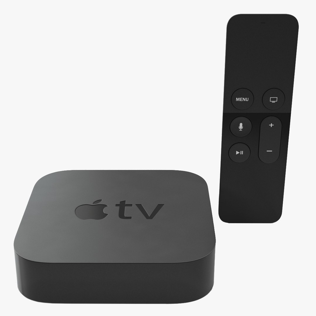 New Apple TV 2015 Set 3D model preview
