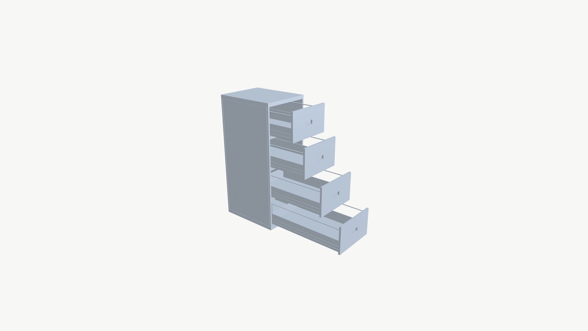 Office File Rack 3D Model - TurboSquid 2544954