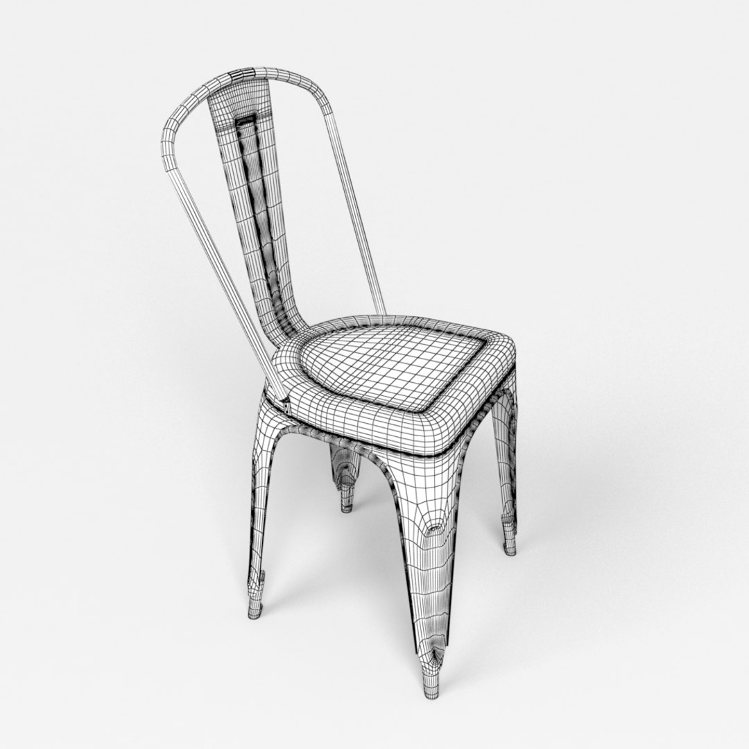 Xavier Pauchards Tolix Chair 3d Max