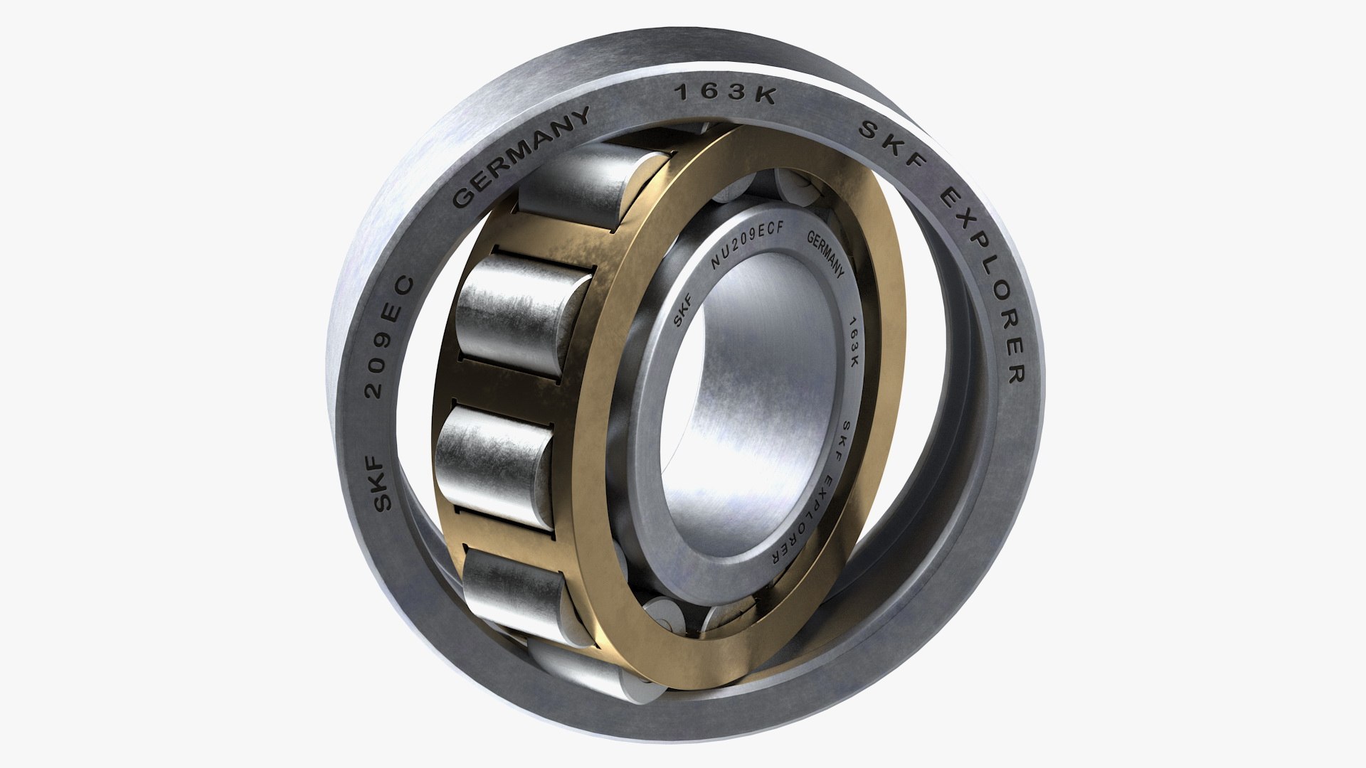 Roller bearing 3D model - TurboSquid 1465416