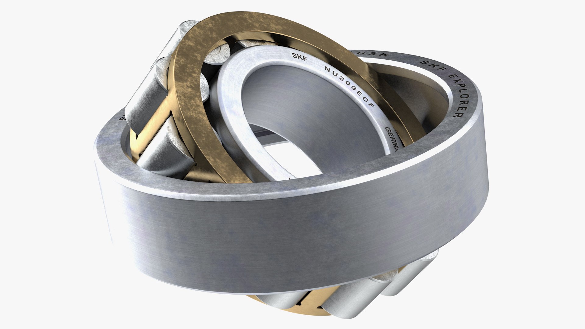 Roller bearing 3D model - TurboSquid 1465416
